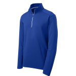 Sport-Tek Sport-Wick Textured 1/4-Zip Pullover.
