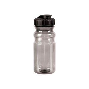 USA Made 20oz Translucent Sport Water Bottle With Snap Cap