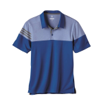 Adidas Heathered 3-Stripes Colorblocked Polo